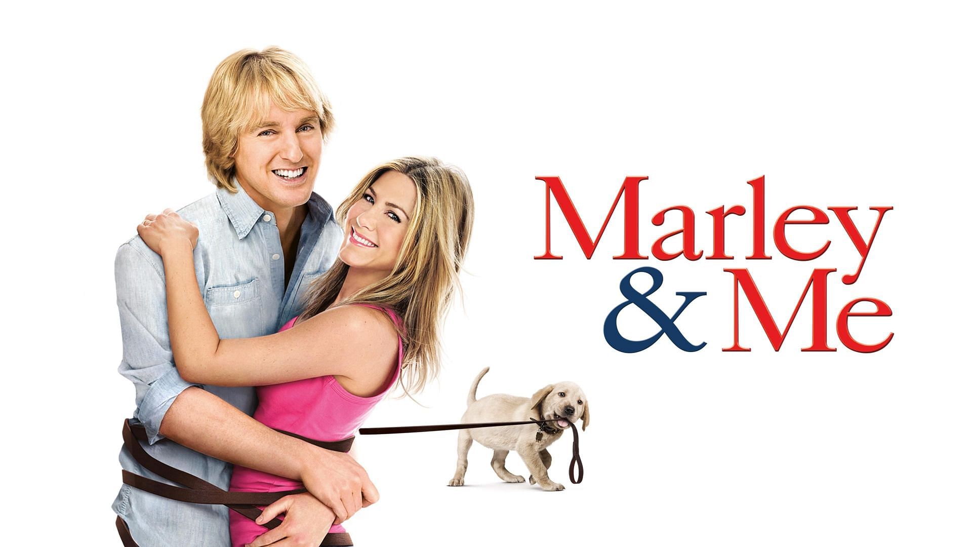 Marley & Me starring Wilson and Aniston (Image via 20th Century Studios)